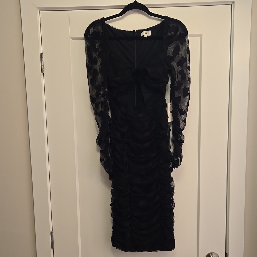 Elegant Black Lace Dress